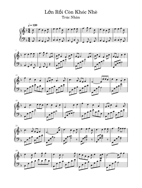 Lớn Rồi Còn Khóc Nhè - Trúc Nhân