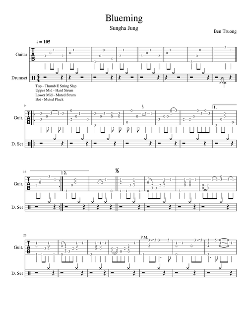 (IU) Blueming - Sungha Jung