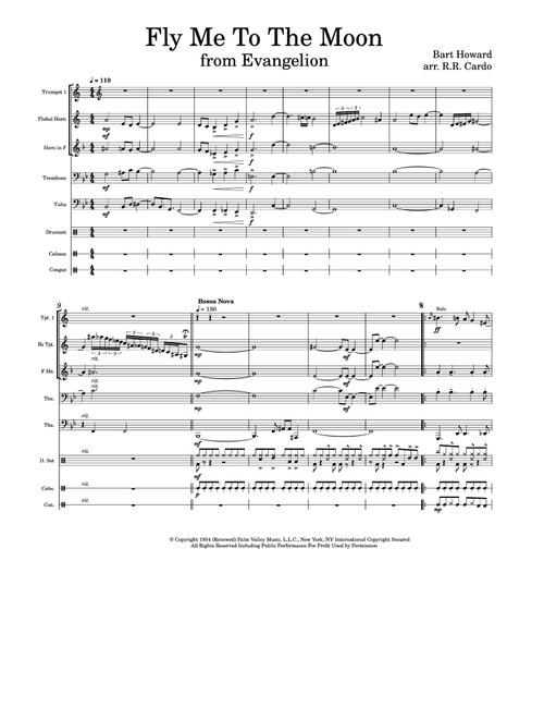Fly Me To The Moon (In Other Words) (Arr. R. R. Cardo) - Tony Bennett (Brass Ensemble)