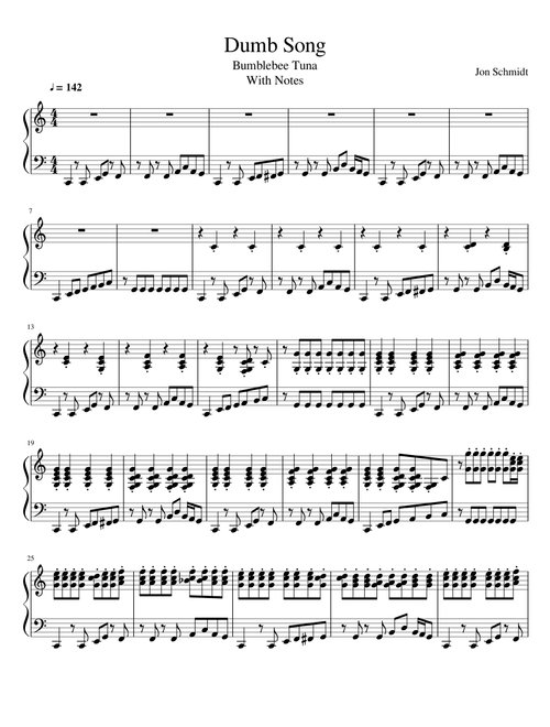 Dumb Song - Jon Schmidt