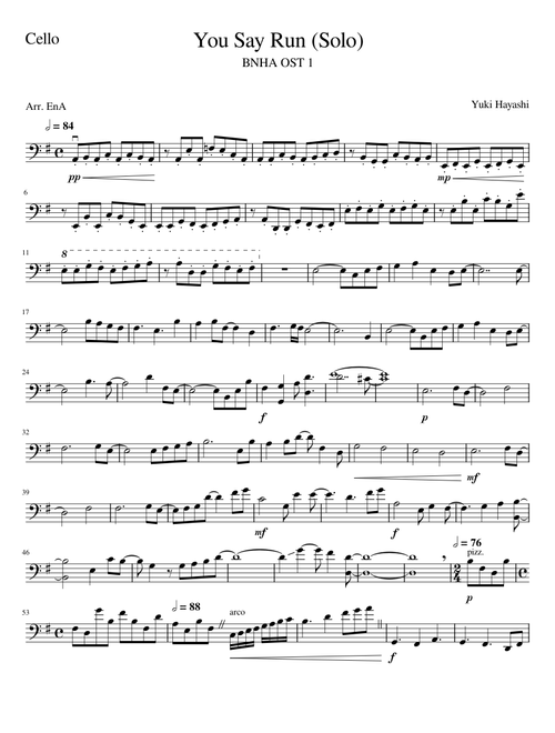 You Say Run Cello