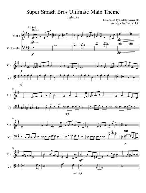 Super Smash Bros Ultimate Main Theme