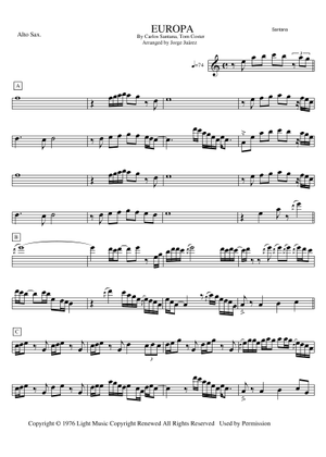 Europa saxophone cheap