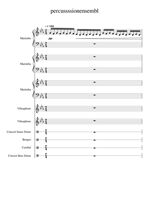 Reason't - percussion ensemble