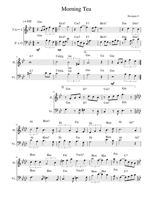 R1 Morning Tea  ( Original Compoition ) classical + Jazz