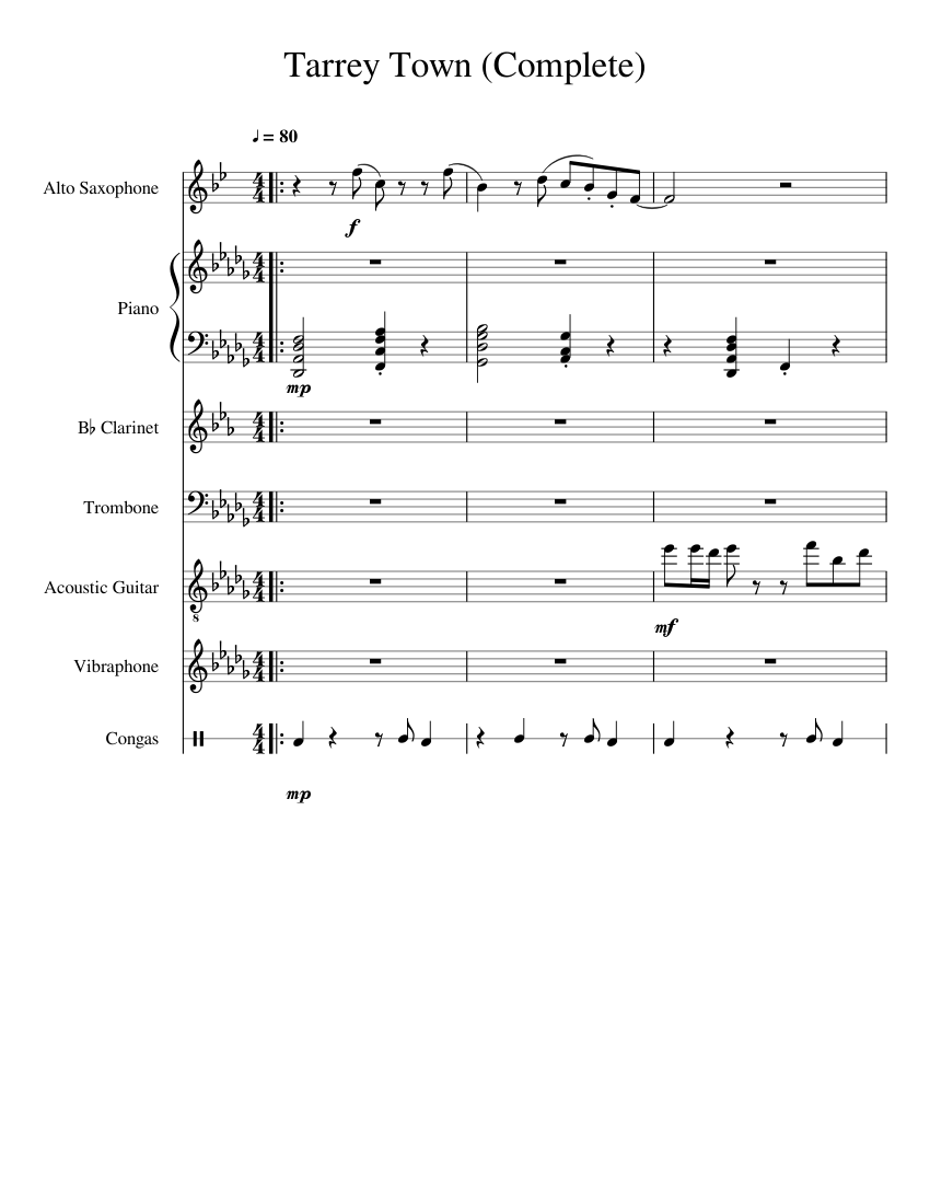 週間売れ筋 Town Tarrey - Trombone Piano, for music Sheet Kataoka Manaka その他