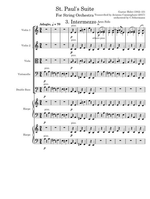 St. Paul's Suite, Op.29 No.2- Intermezzo – Gustav Holst