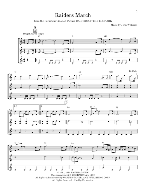 Raiders March - John Williams (Ukulele Ensemble)