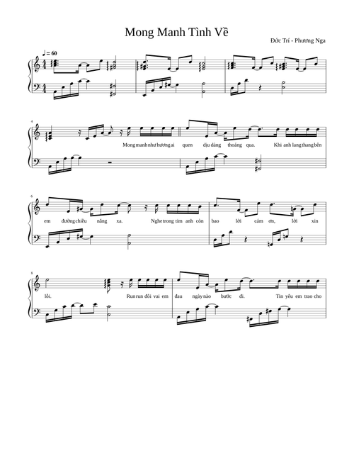Mong Manh Tình Về – Đức Trí