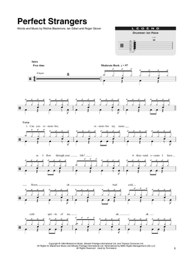 Free Perfect Strangers by Deep Purple sheet music | Download PDF