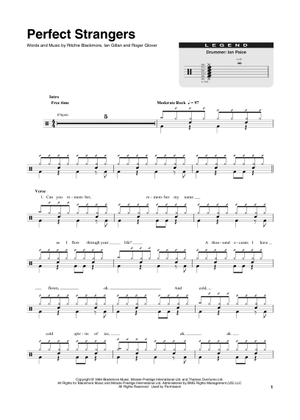 Play Official version of Perfect strangers Sheet Music by Deep