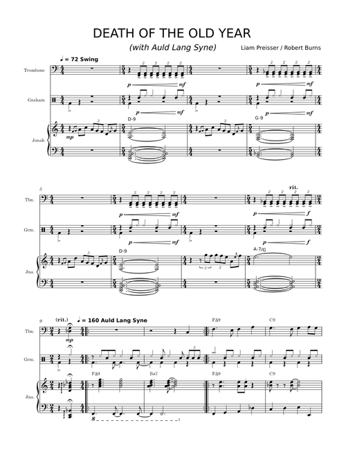 Auld Lang Syne - Robert Burns