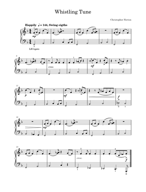 Whistling Tune – Christopher Norton