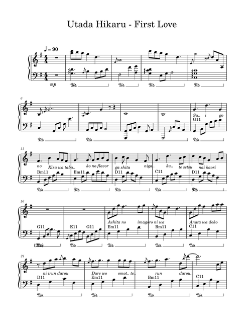 Utada Hikaru - First Love