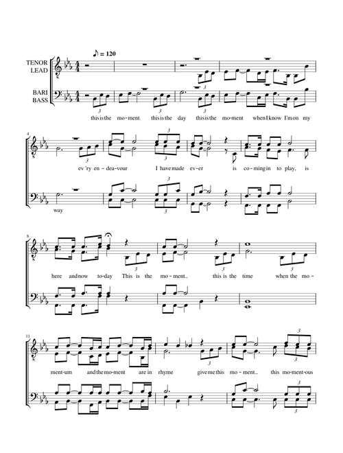 This is the moment - Frank Wildhorn