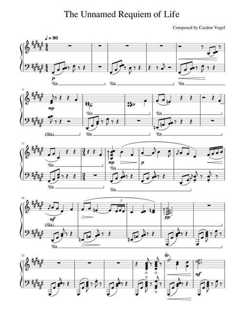 The Unnamed Requiem of Life
