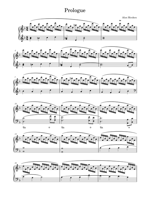 Prologue – Alan Menken Prologue – The Beauty and beast