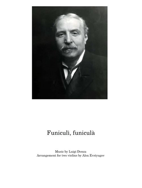 Funiculì, funiculà — Luigi Denza — easy violin duet
