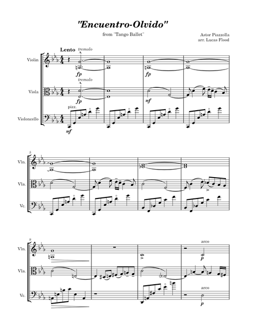 Piazzolla- Encuentro-Olvido, from "Tango Ballet"