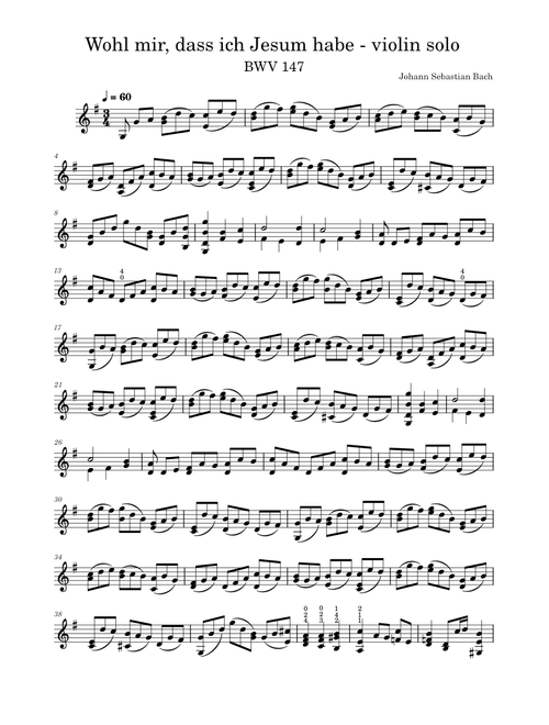Jesu, Joy of Man's Desiring – Johann Sebastian Bach