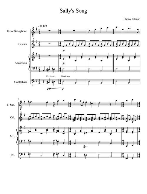 Sally's Song