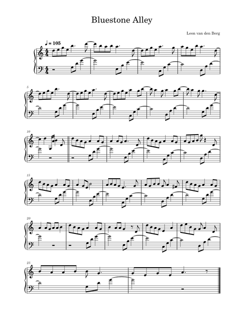 Bluestone Alley – Congfei Wei