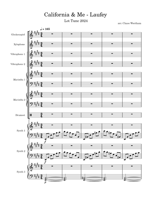 California and Me – Laufey California & Me - Laufey (Front Ensemble Lot Tune)