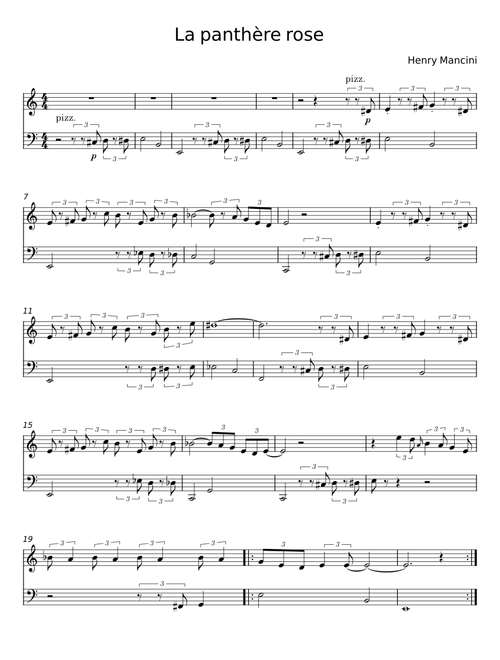La panthère rose - Henry Mancini