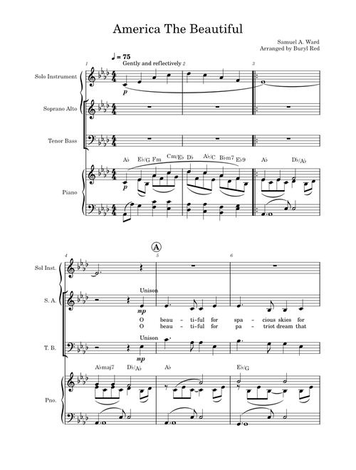 America the Beautiful – Samuel A. Ward