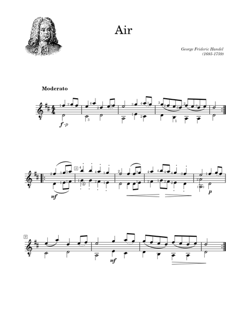 Air - George Frideric Handel