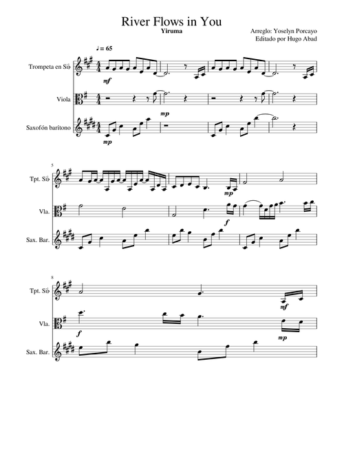 River Flows In You - Yiruma (Young Duet)