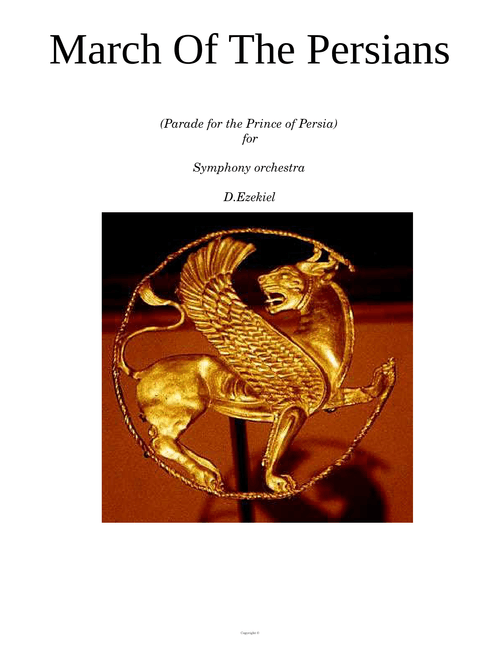 March of the Persians (Parade for the Prince of Persia)