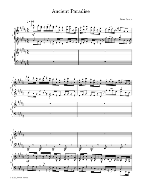 Ancient Paradise — Peter Bence