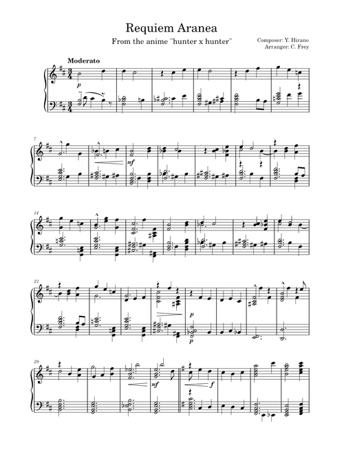 Requiem Aranea - Hoshihisa Hirano