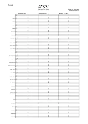 Composition 433 4'33
