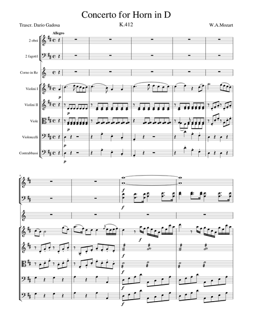 Concerto for Horn in D