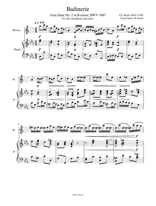 Badinerie – Johann Sebastian Bach