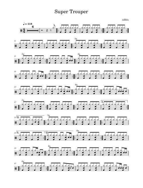 Super trouper – ABBA Super Trouper