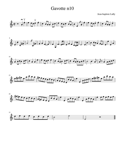 Gavotte n10