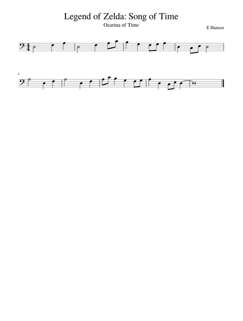 Legend of Zelda: Song of Time