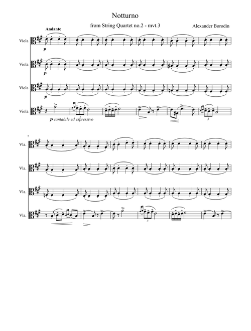 Borodin Noctturn