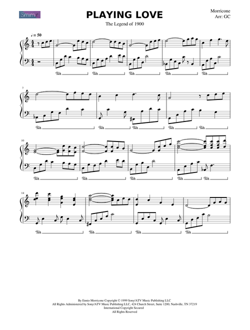 Playing Love (The Legend of 1900)