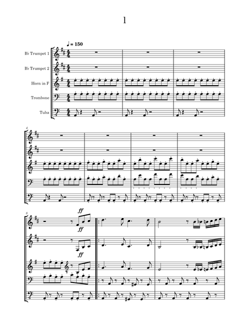 Beethoven virus – Misc Computer Games Brass quintet