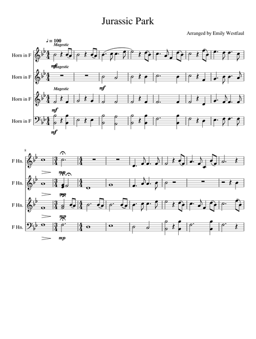 Horn Quartets sheet music by kohlermartin0 | Play, print, and