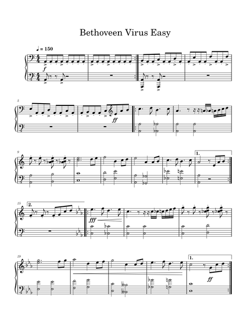 Bethoveen Virus Easy – Ludwig van Beethoven
