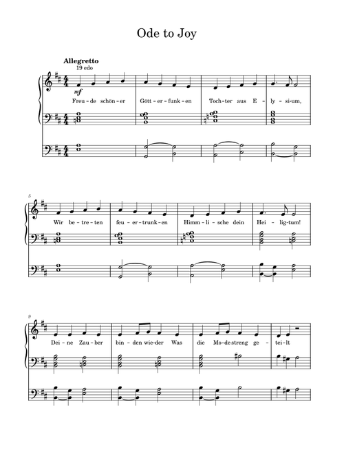 Ode to Joy (Pipe Organ)