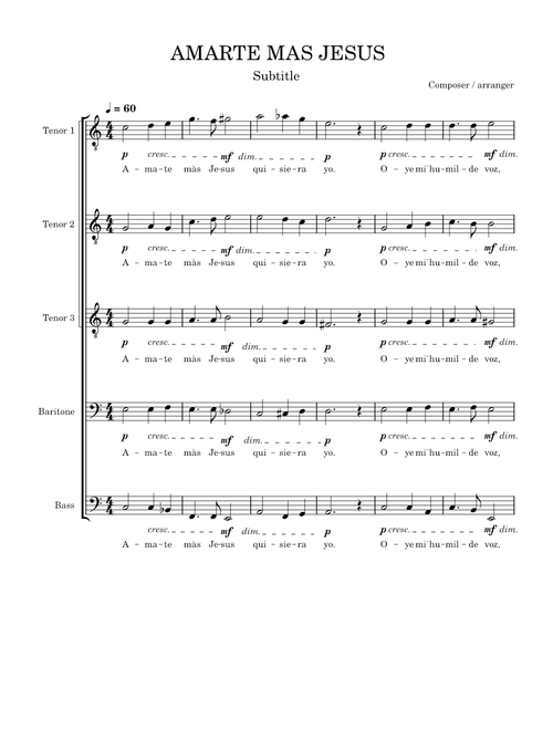 Amarte más Jesús – W. H. Doane W. H. Doane AMARTE MAS JESUS / J.M. HERRERA