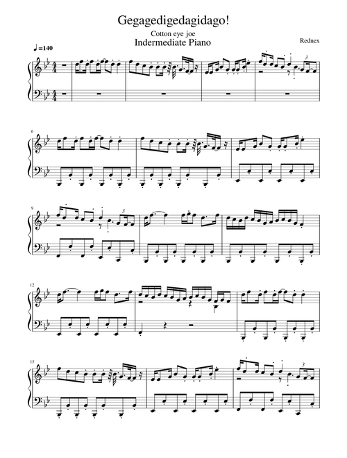 Cotton Eye Joe – Trad. (Danmark)