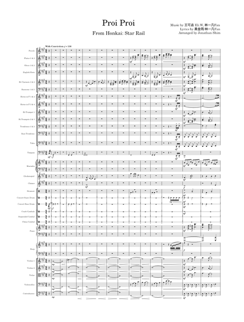 Proi Proi (From Honkai: Star Rail) - Orchestral Arrangement