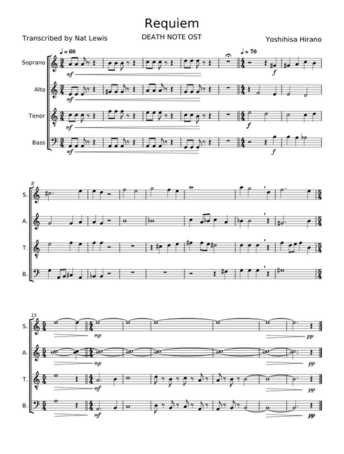 Requiem Aranea - Yoshihisa Hirano